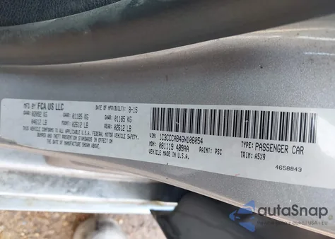 2016 Chrysler 200 Limited from USA, damaged, VIN 1C3CCCAB4GN106054